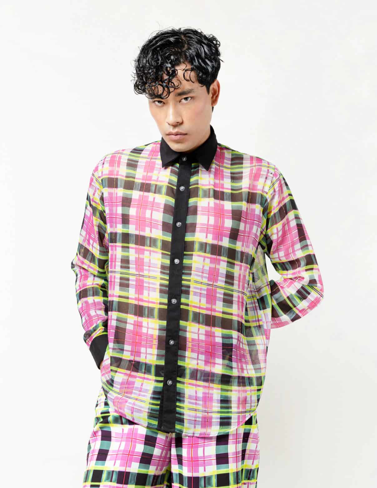 Camisa Manga Larga Unisex / Fase Neón - miniatura 1