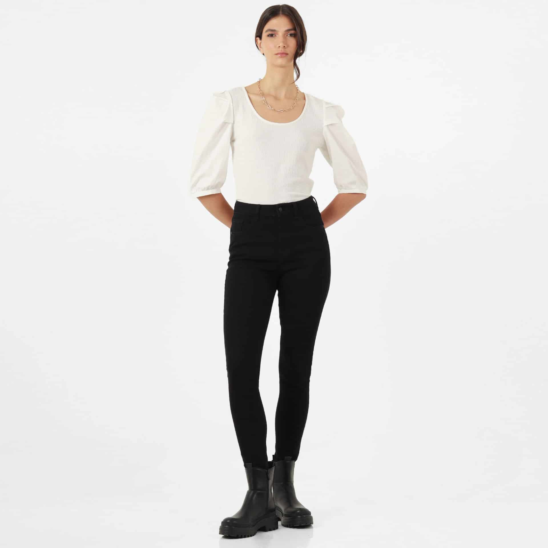 Blusa Cuello Redondo Manga 3Cuartos - miniatura 30
