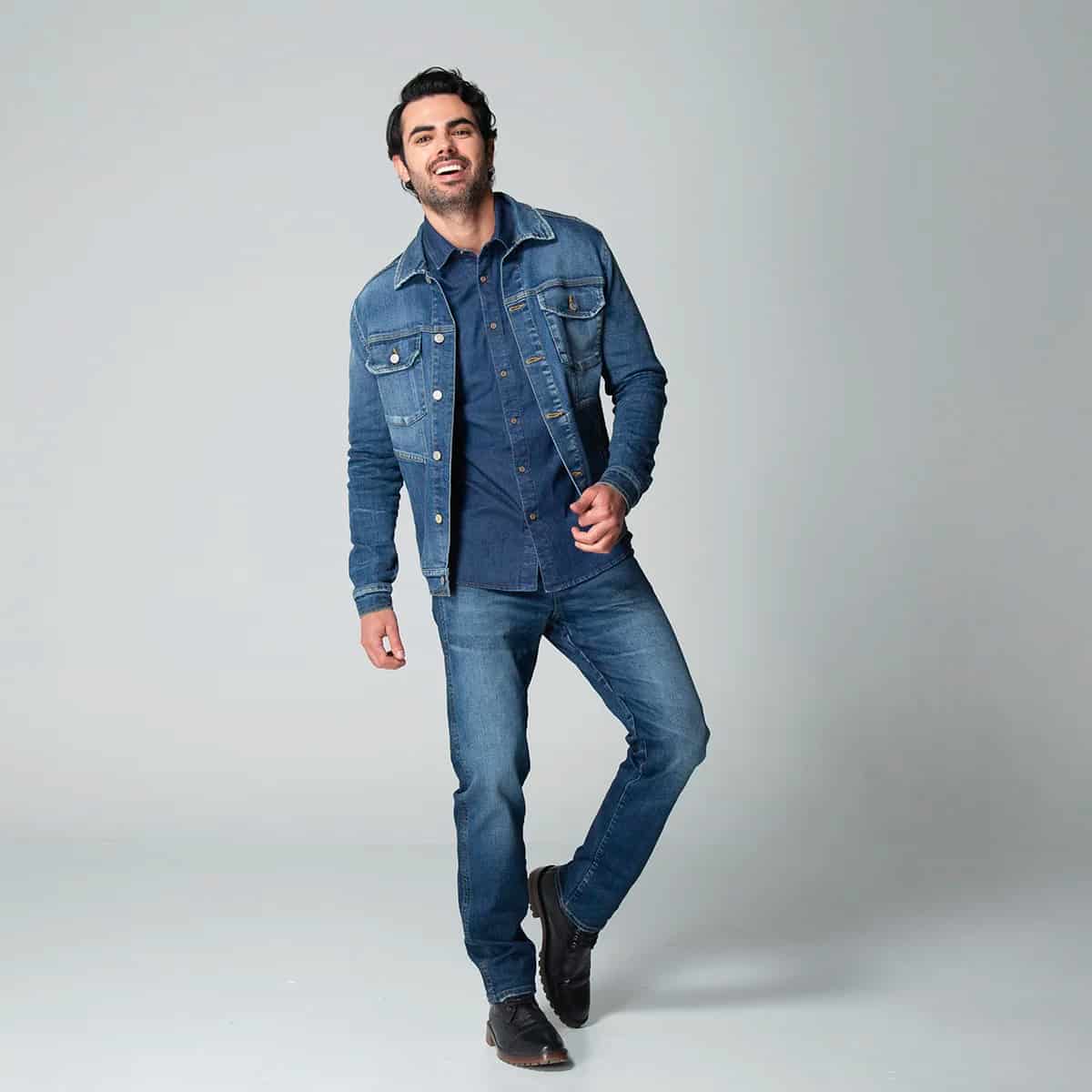Chaqueta Denim Clasica Regular Italy - miniatura 2
