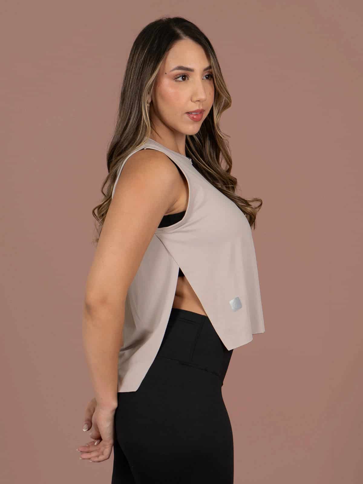 Blusa bonilla ibiza gray - miniatura 3
