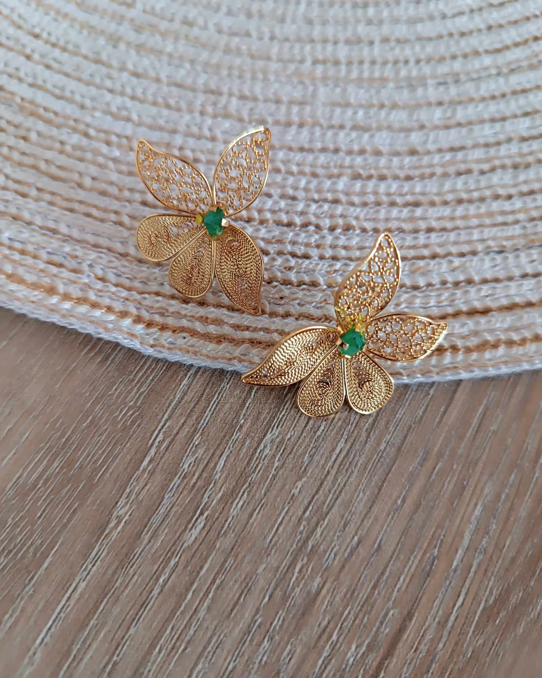 Aretes filigrana topo Imperial - miniatura 7
