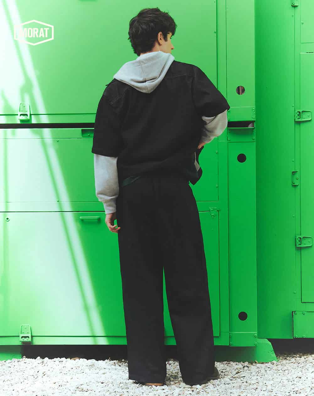 Pantalón sastre negro unisex GEF | MORAT - miniatura 2