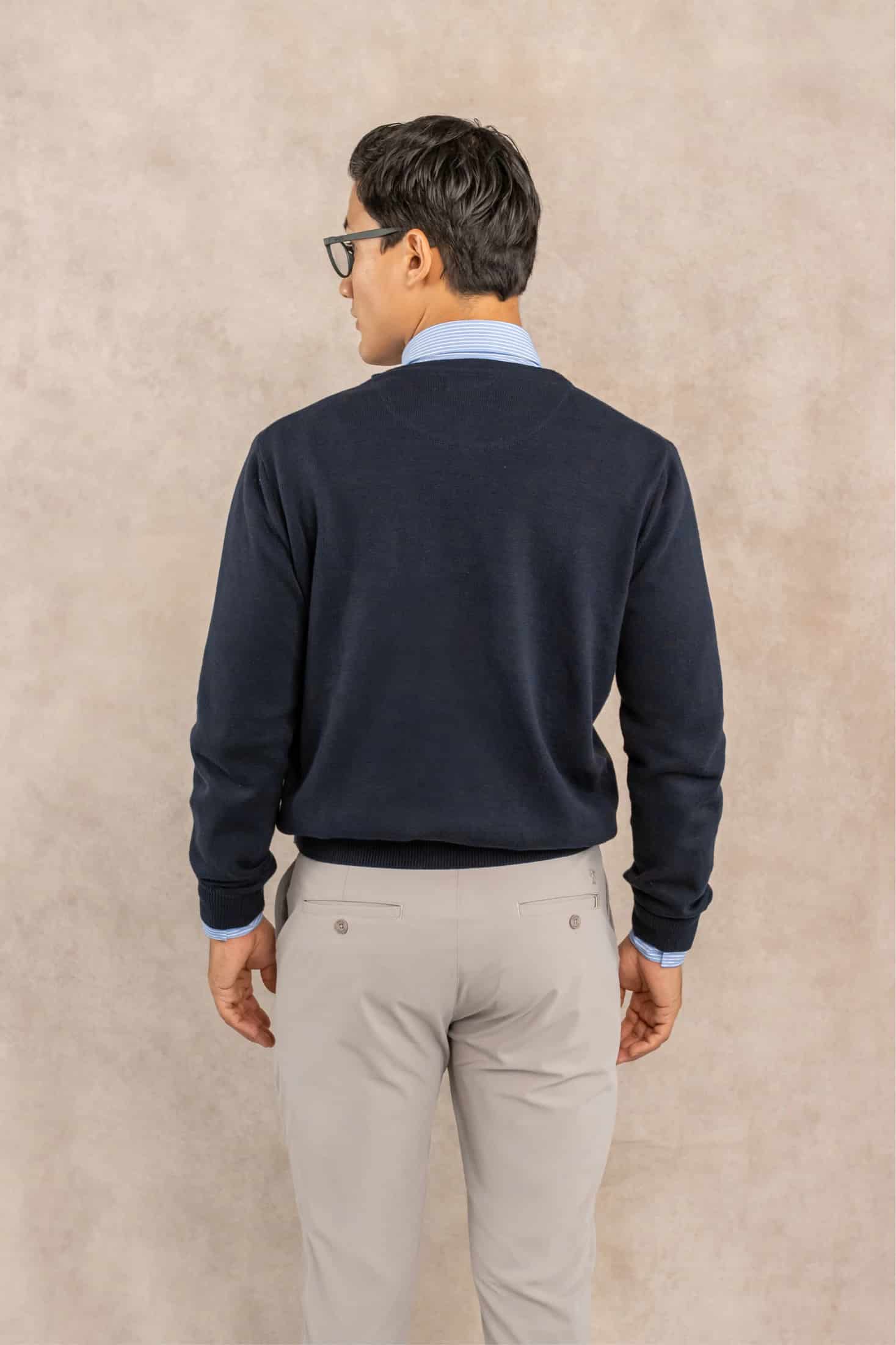 Cardigan Tejido Azul Oscuro - miniatura 12