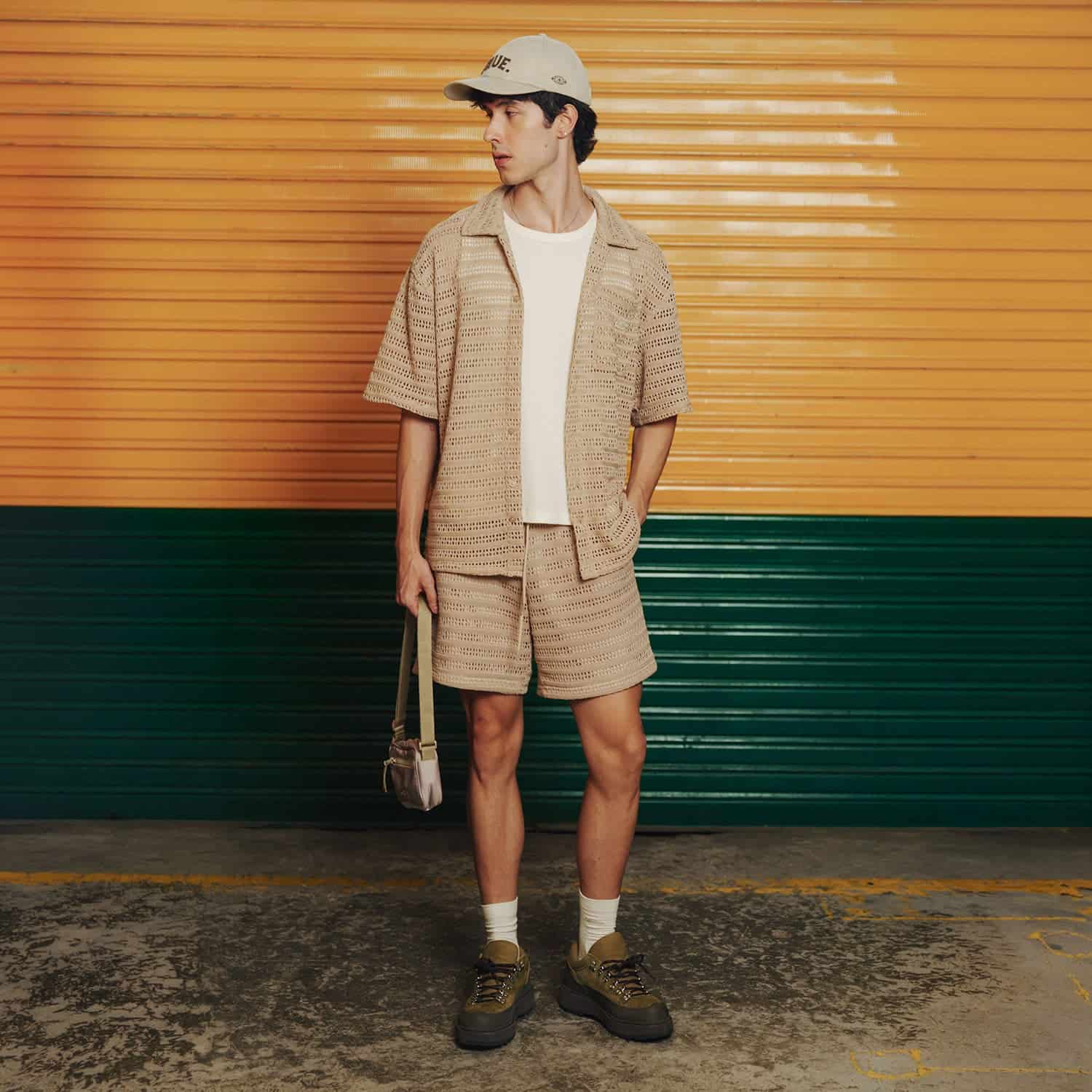 Knit Shorts - Camel - miniatura 5
