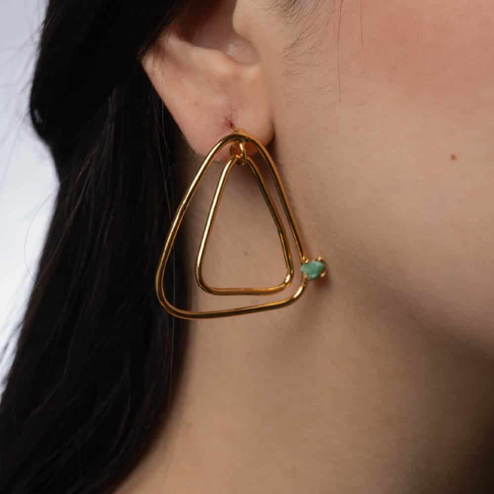 Aretes Topo Elegancia Atemporal - miniatura 2