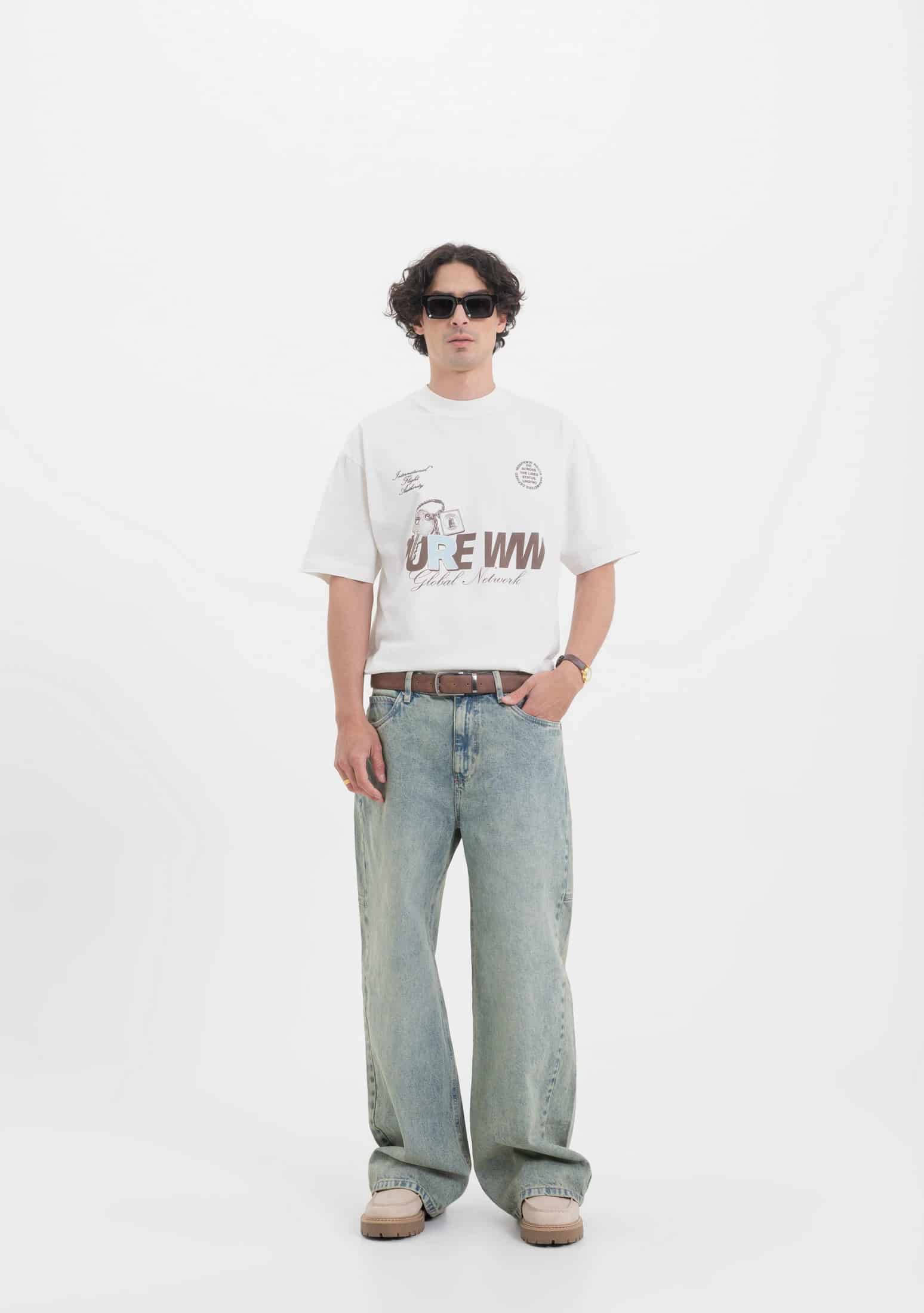 Across The Lines White Key T-Shirt - miniatura 5