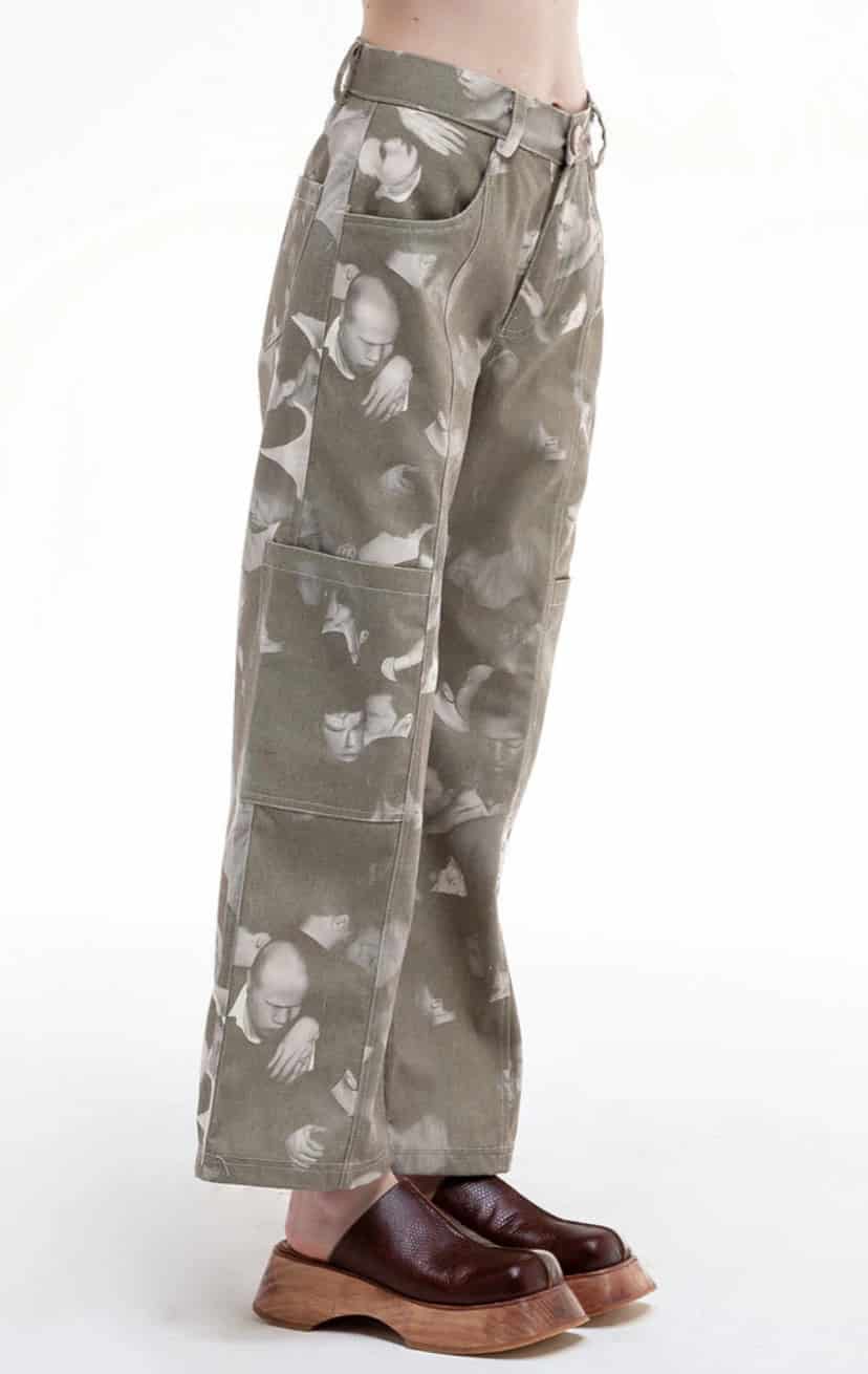 WIDE LEG CARGO TROUSERS - miniatura 4
