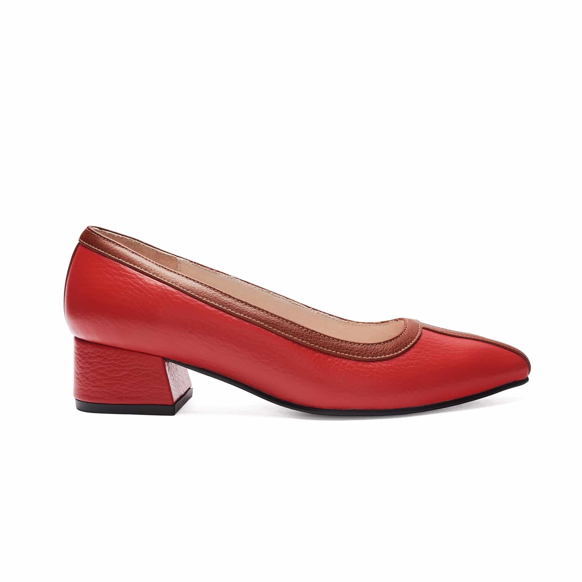 Midi Heels - Red x Caramel - miniatura 7
