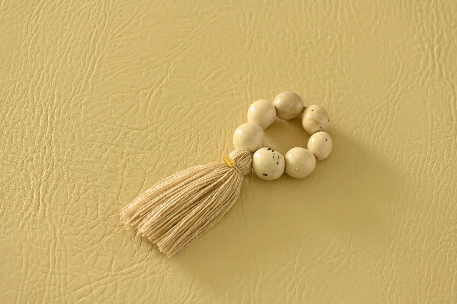 Set de 4 servilleteros de Taguas Blanco - miniatura 2