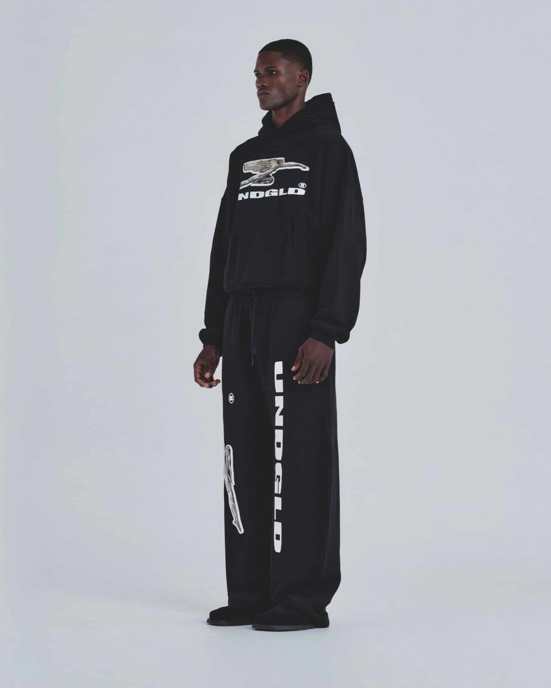 Holy State Deco Boxy Fit Hoodie Black - miniatura 5