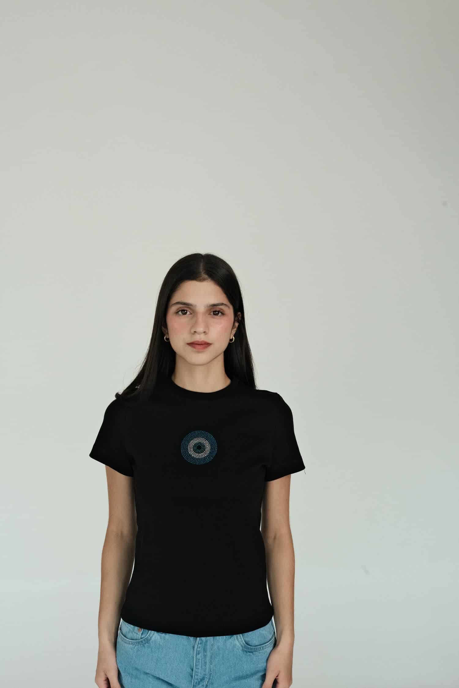 Turkish Eye Tee (Black) - miniatura 1