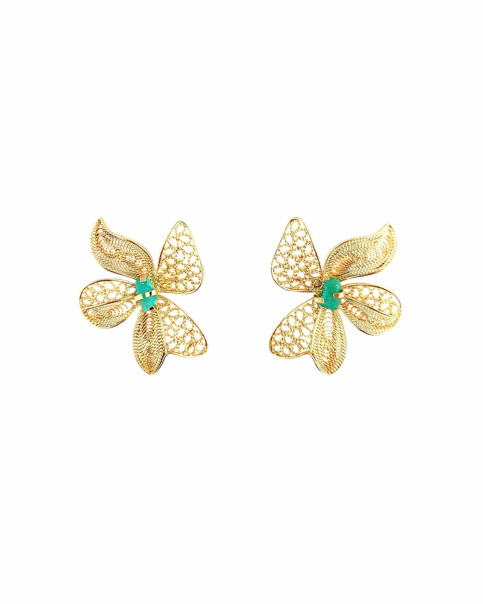 Aretes filigrana topo Dinastia - miniatura 1