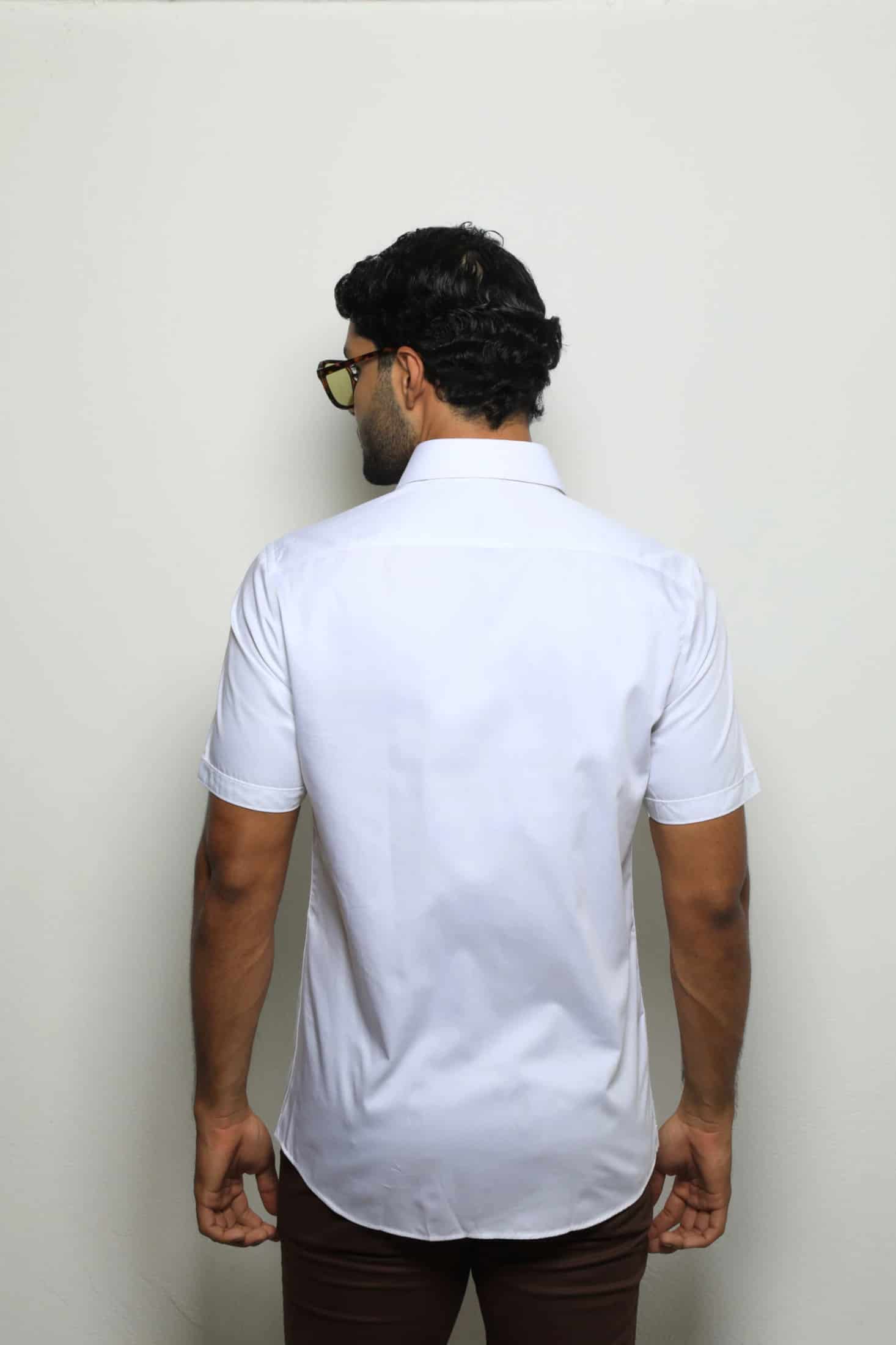 Camisa Manga Corta Blanco/Satin - miniatura 6