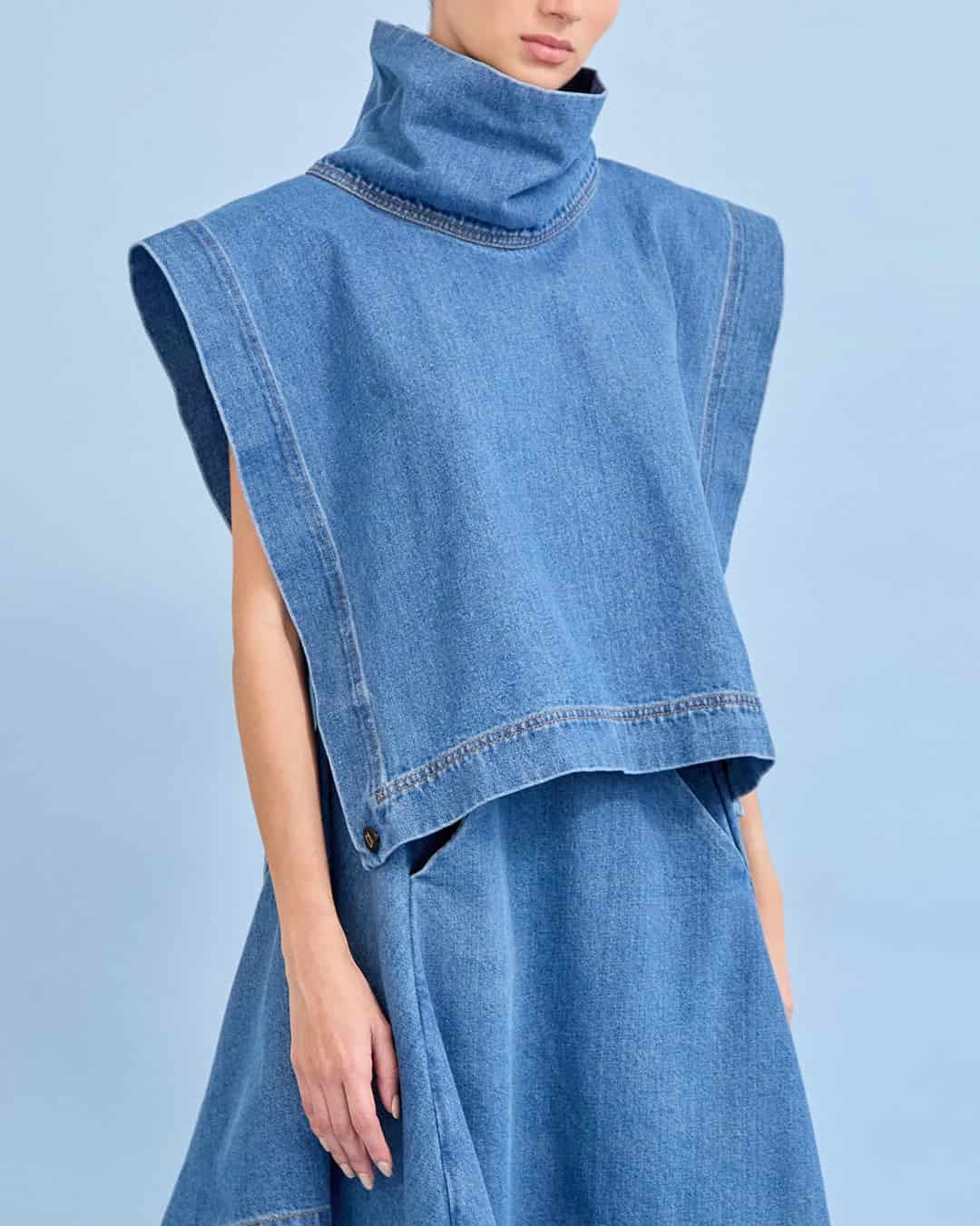 Poncho TAJO AZUL - miniatura 1