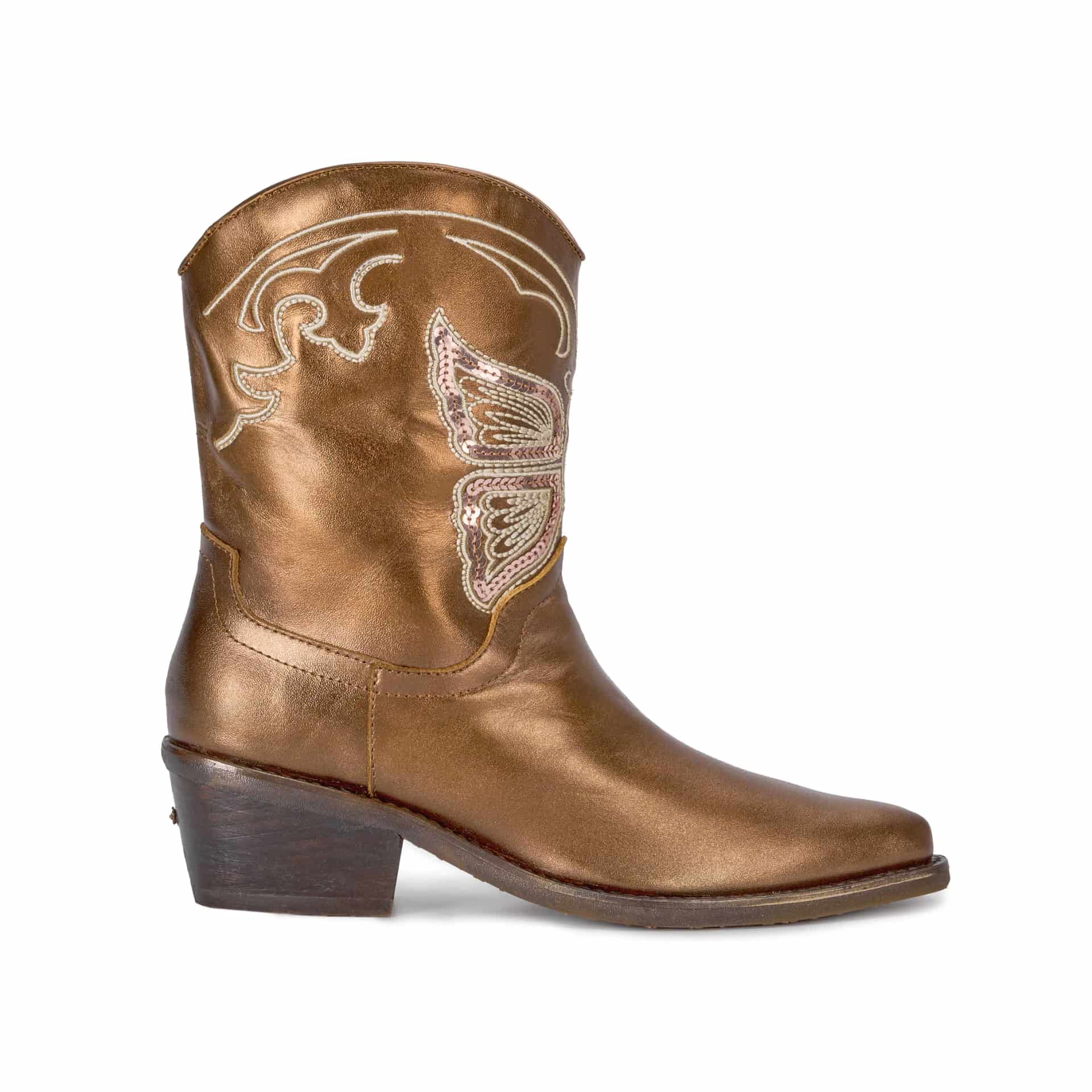BOTA TEXANA MARIPOSA BRONCE - miniatura 1