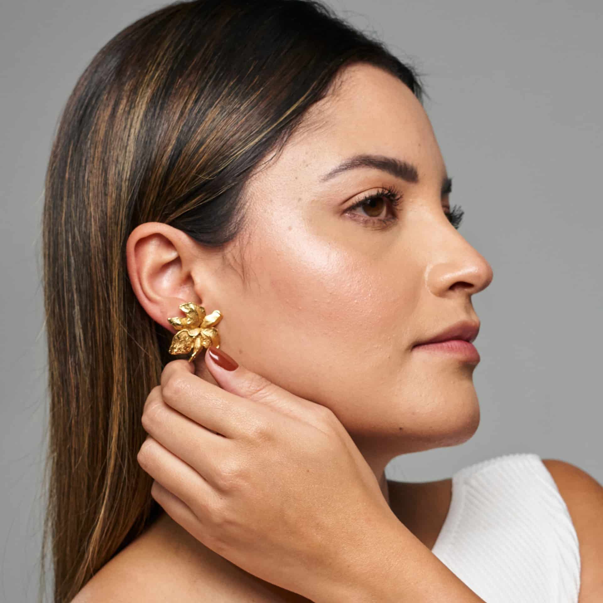 Cattleya Duo Earrings - miniatura 2