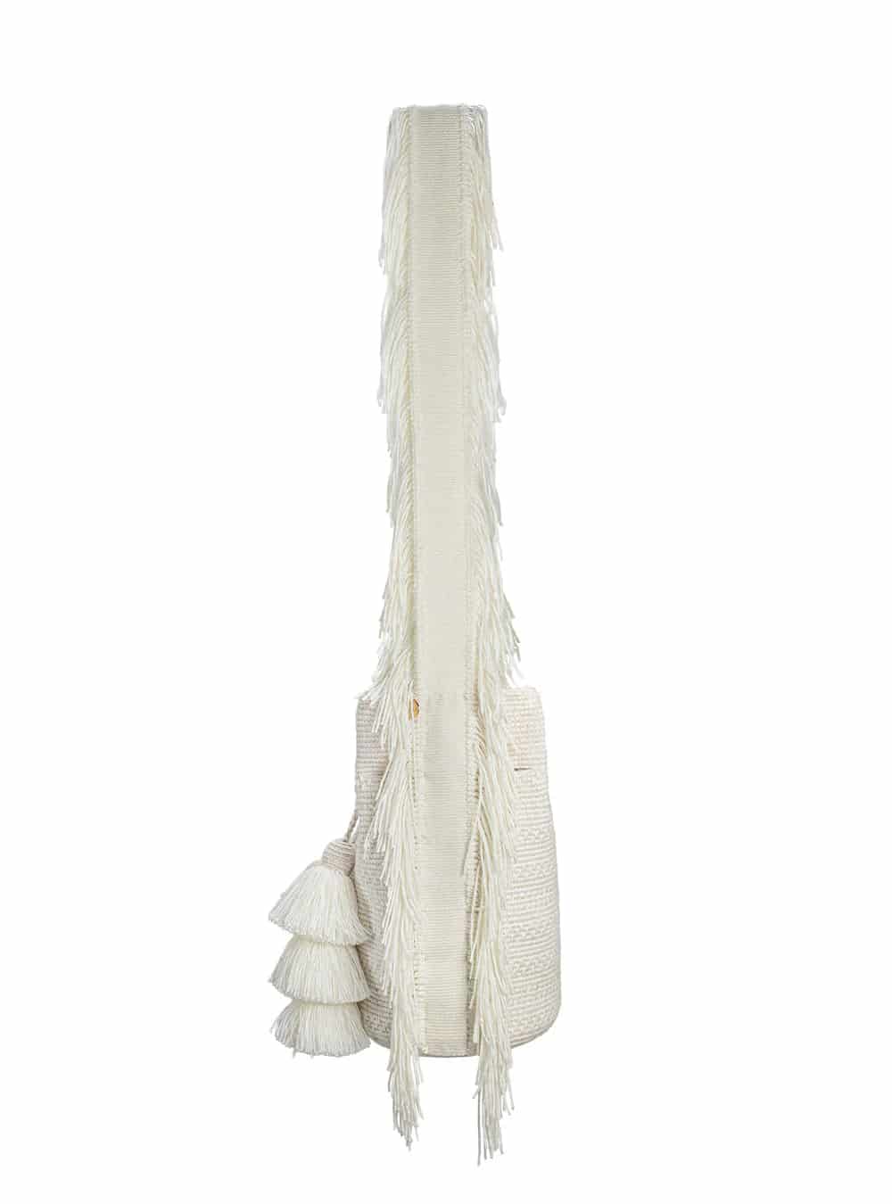 Mochila Wayuu Kamsa Basic Pearl - miniatura 4