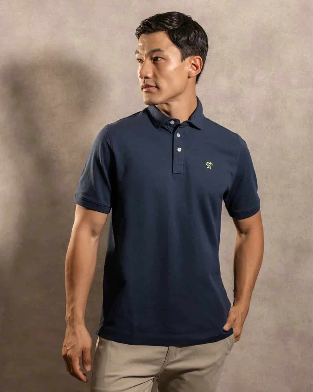 Polo Antimanchas Azul Navy - miniatura 3