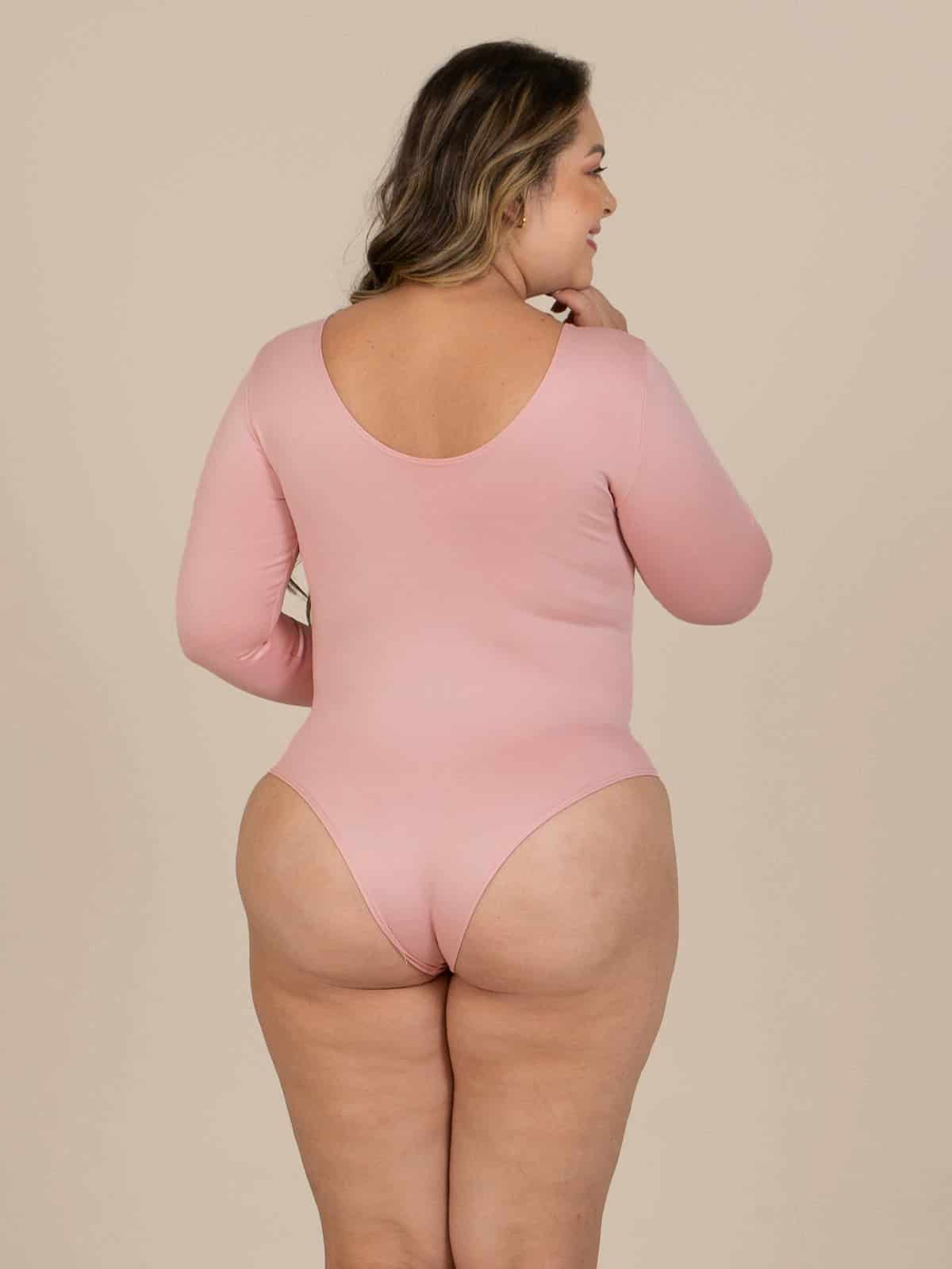 Body magda rosado talla plus - miniatura 4