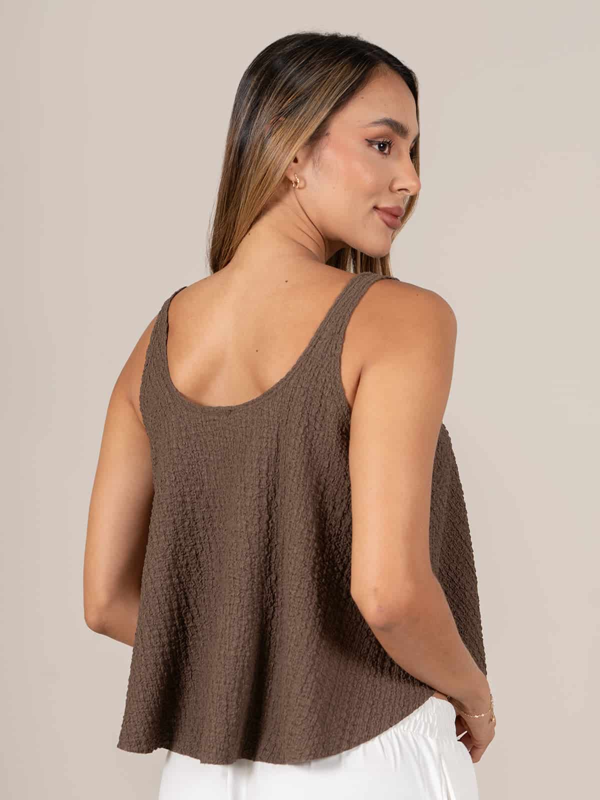 Blusa Leyva Cafe - miniatura 3