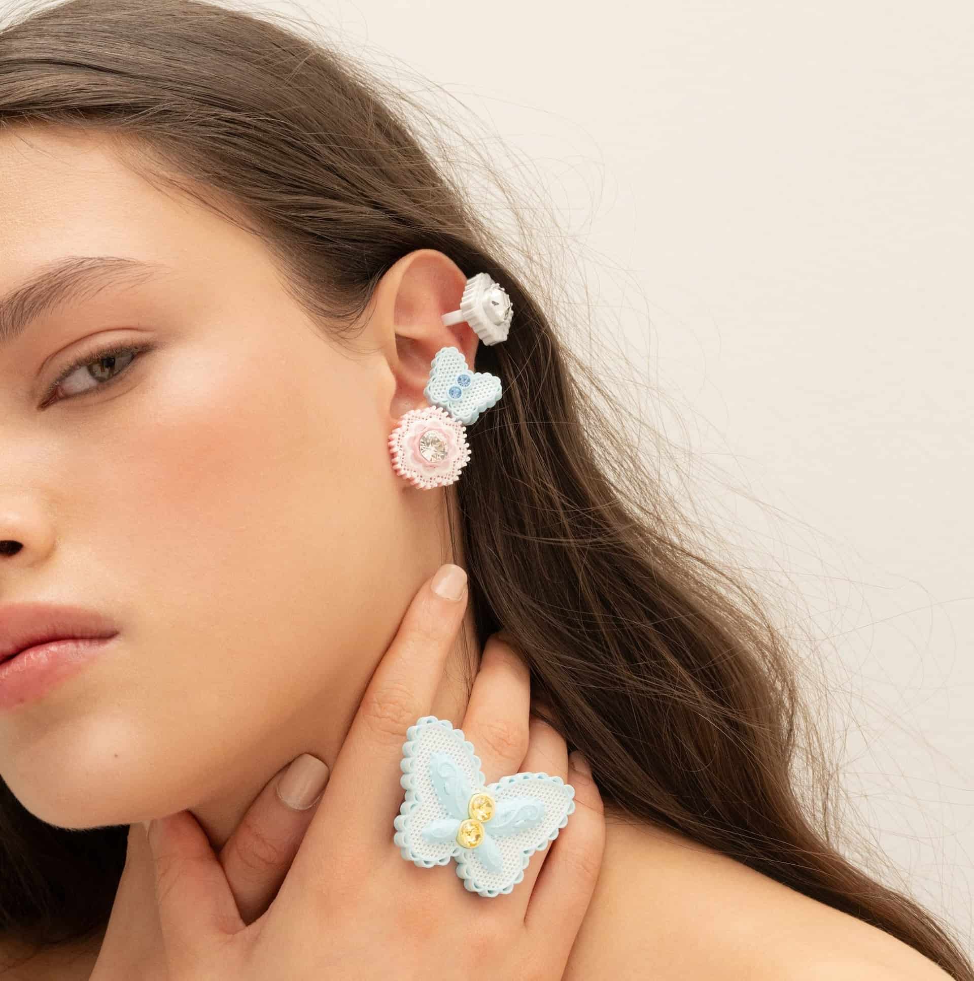 EARCUFF LACE MARIPOSA - miniatura 3