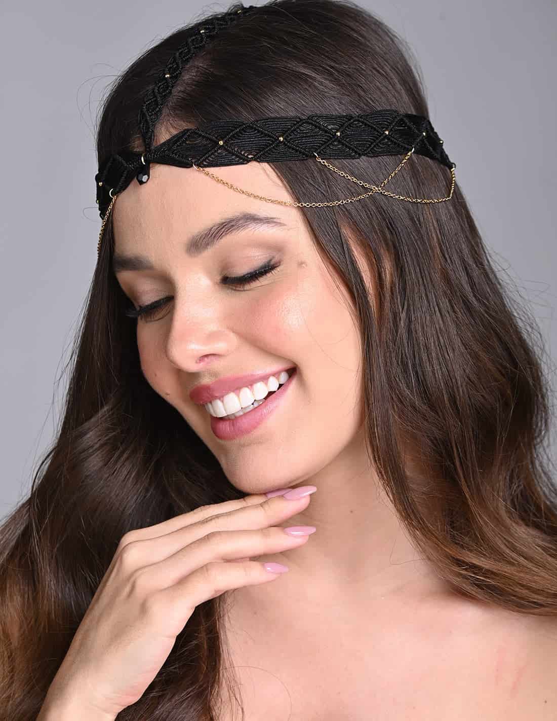 Tiara Reina Negro - miniatura 1