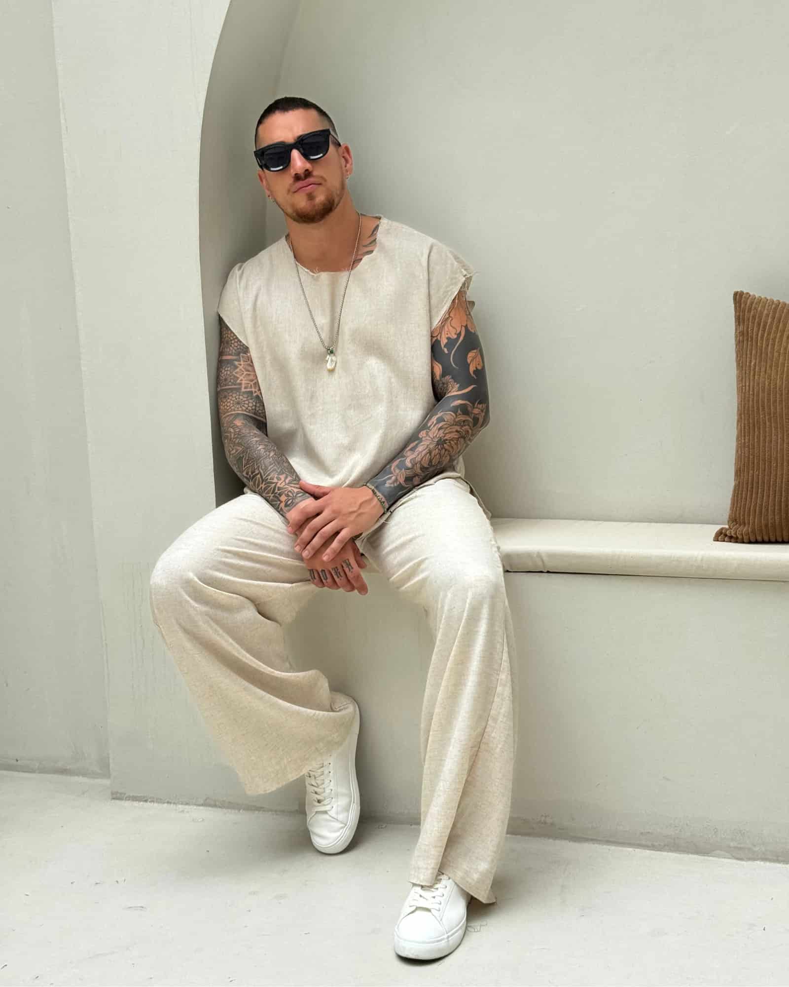 Pant bari beige - miniatura 3
