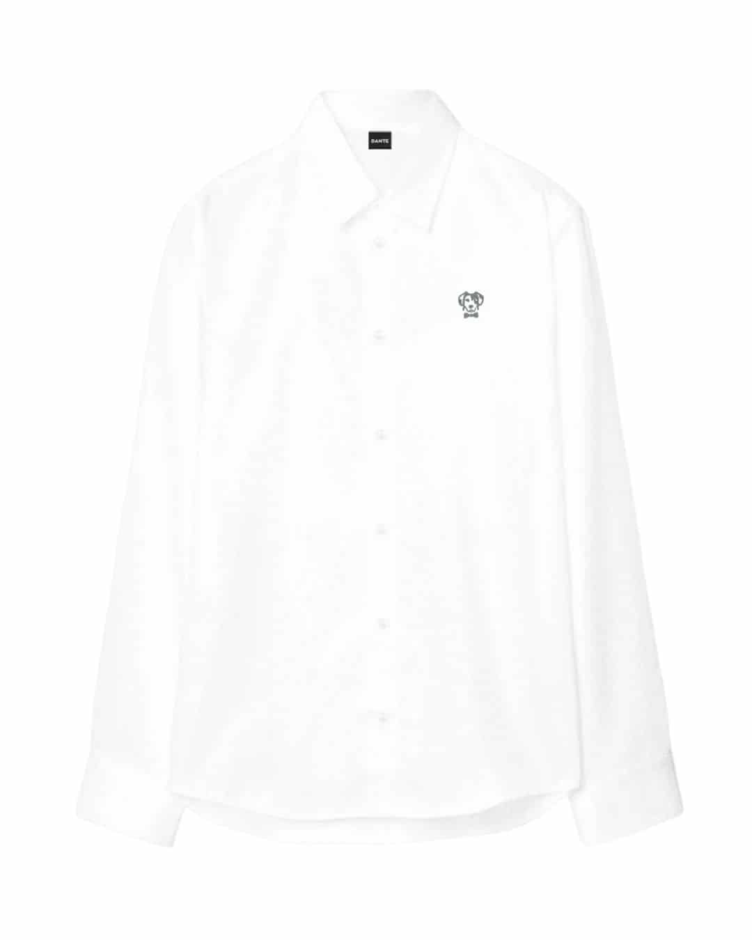 Camisa Antiarrugas Oxford Blanco Logo Sage - Talla Regular - miniatura 10