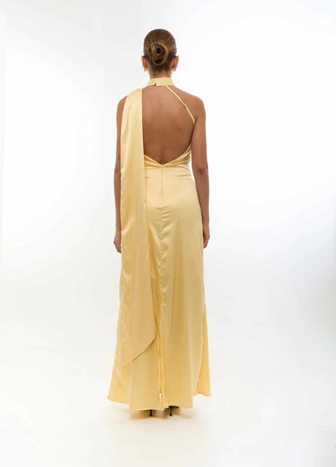 Vestido Maid Of Honor Amarillo - miniatura 3