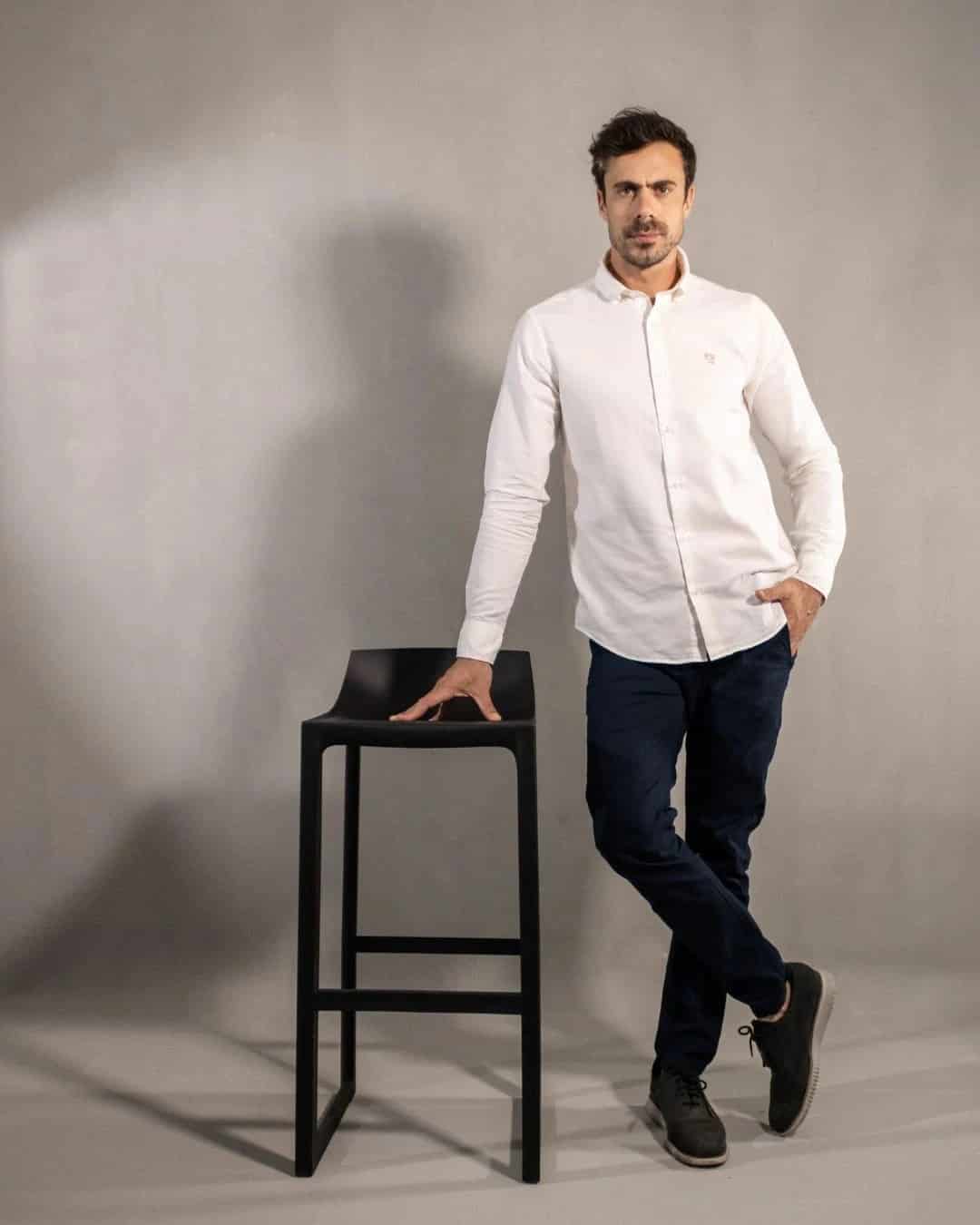 Pantalon Elastico Azul Navy - miniatura 7