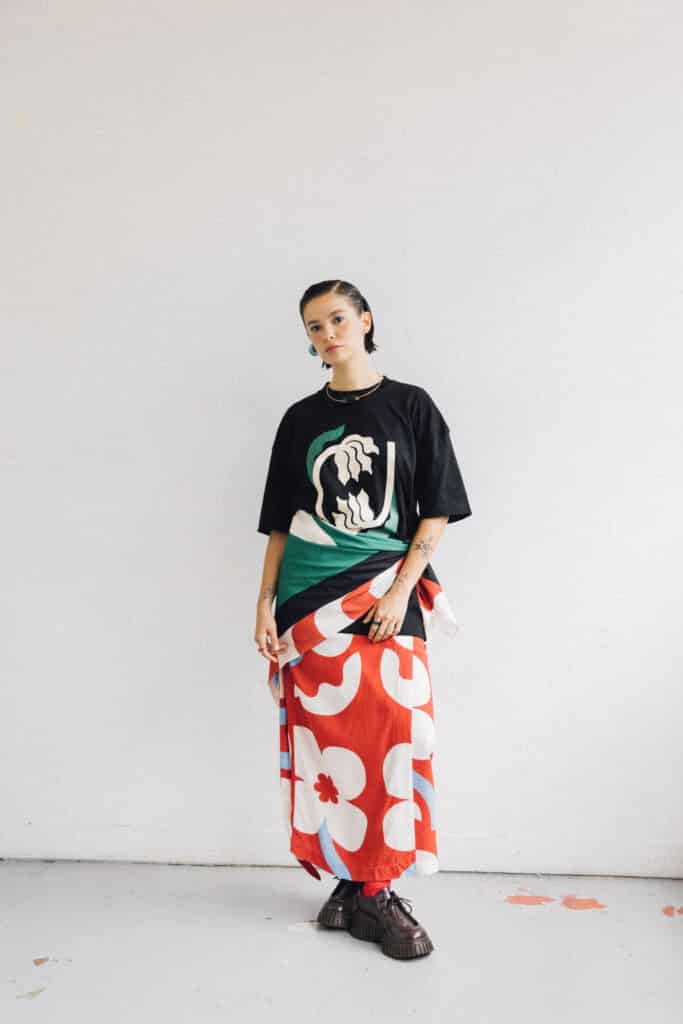 T-shirt Oversize Danza de Iris - miniatura 7