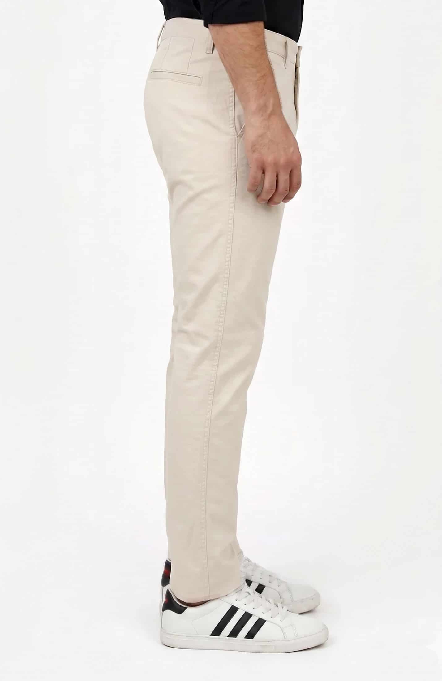 PANTALÓN DRILL CAQUI PARA HOMBRE - miniatura 3