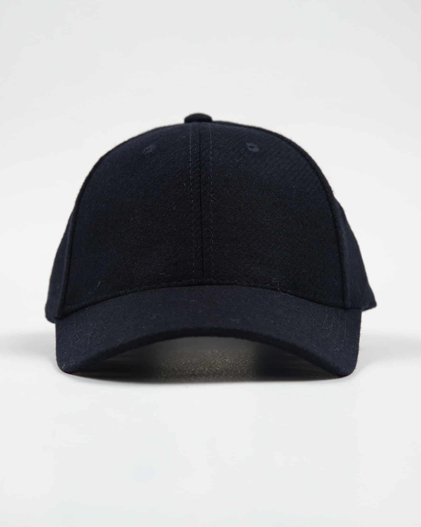 Gorra Baseball Lana Cashmere Azul Oscuro - miniatura 1