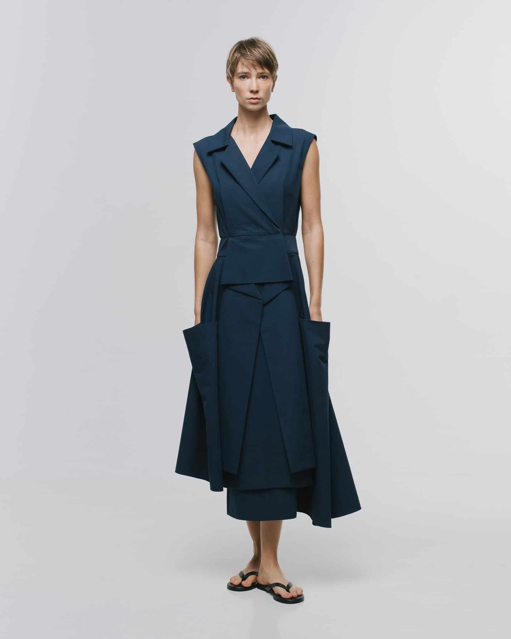 'EQUILIBRIO' COAT DRESS - miniatura 3
