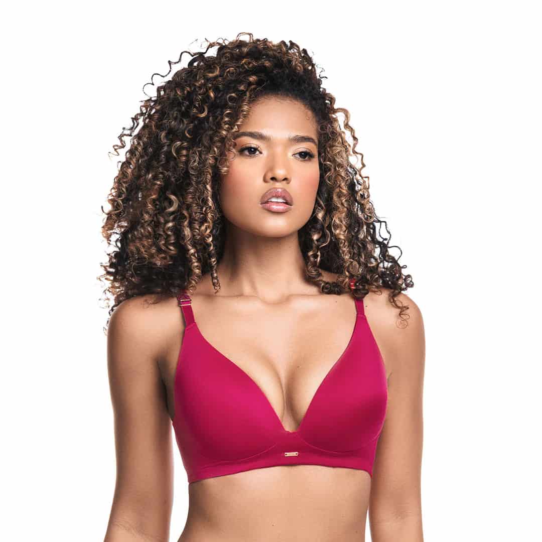 BRASIER TRIANGULAR CON CARGADERAS ANCHAS Y GRADUABLES - miniatura 3