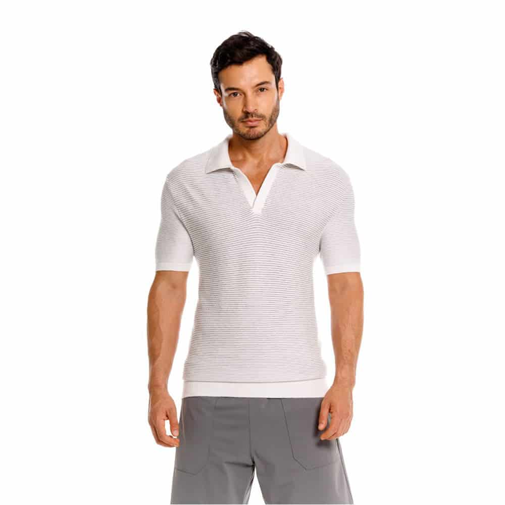 CAMISETA POLO SAINT-TROPEZ BEIGE - miniatura 2