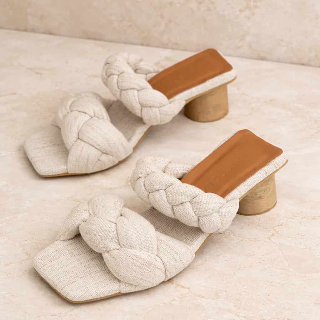 Green Vetra Braided Sandals - miniatura 1