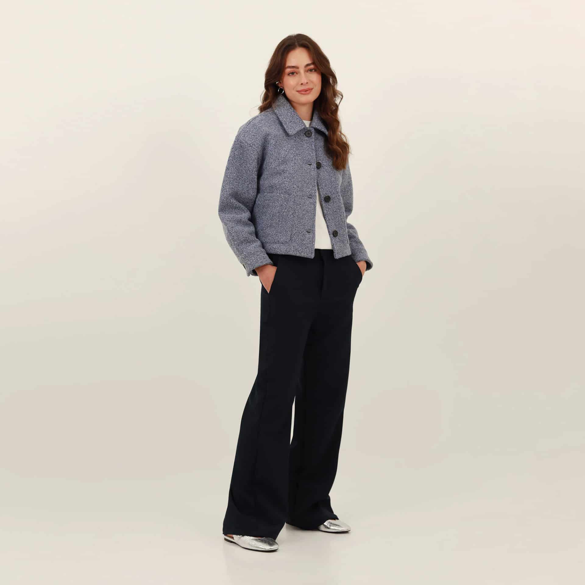 Chaqueta Cuello Solapa Manga Larga - miniatura 7