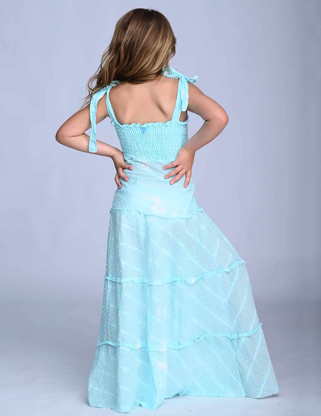 Vestido Reeva Spotted Turquoise - miniatura 3