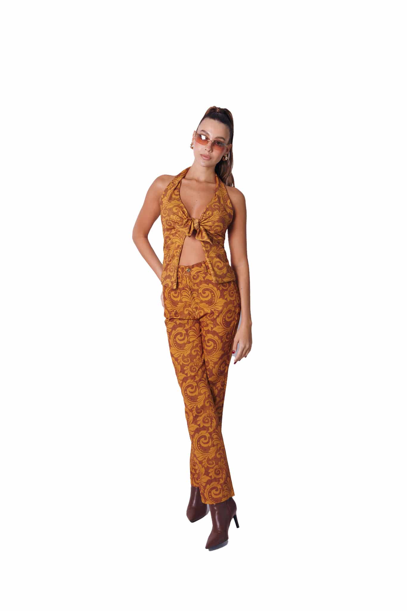 Halter Top in Golden Spice - miniatura 3