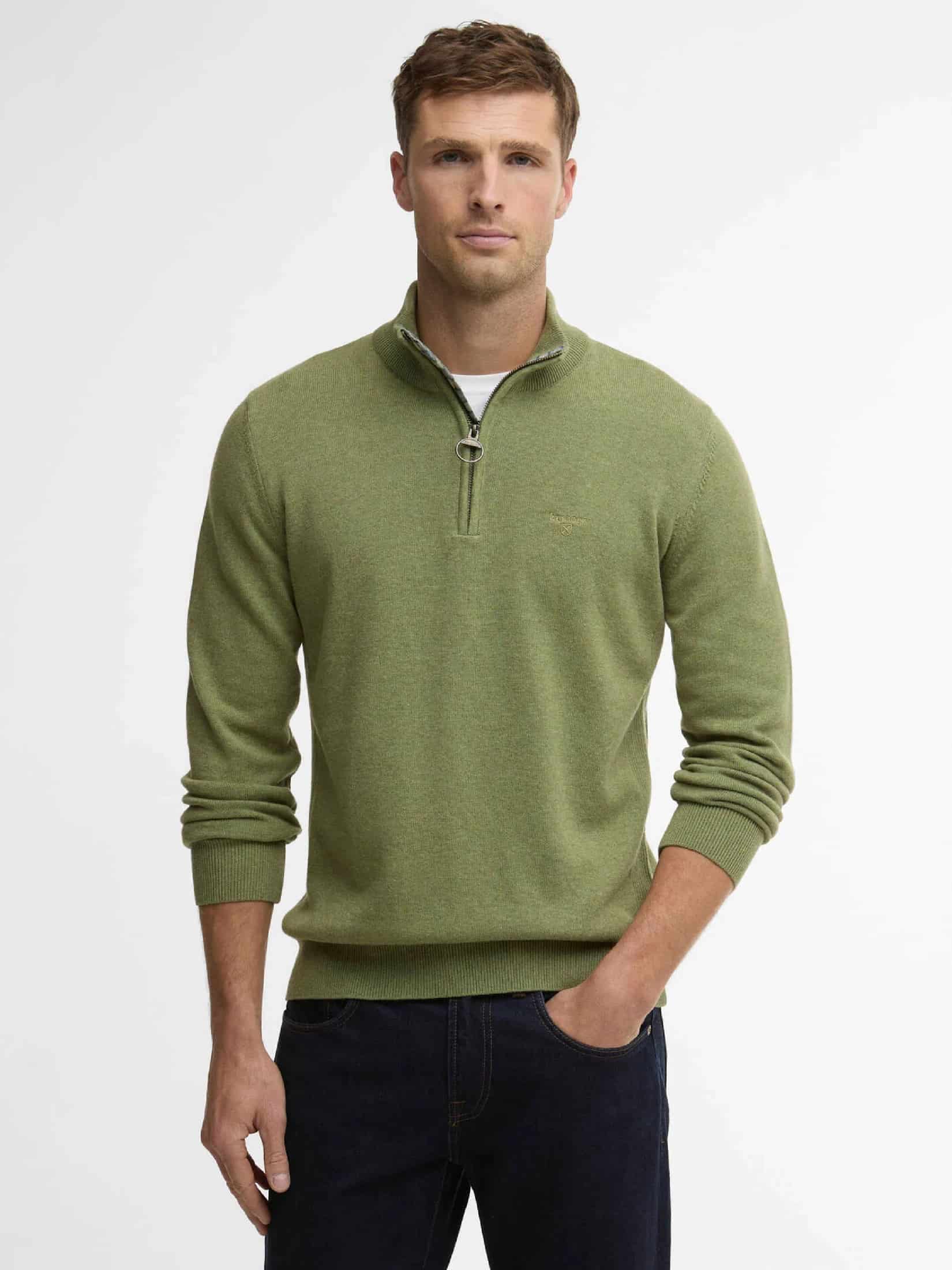 Cotton Quarter-Zip Jumper - miniatura 32