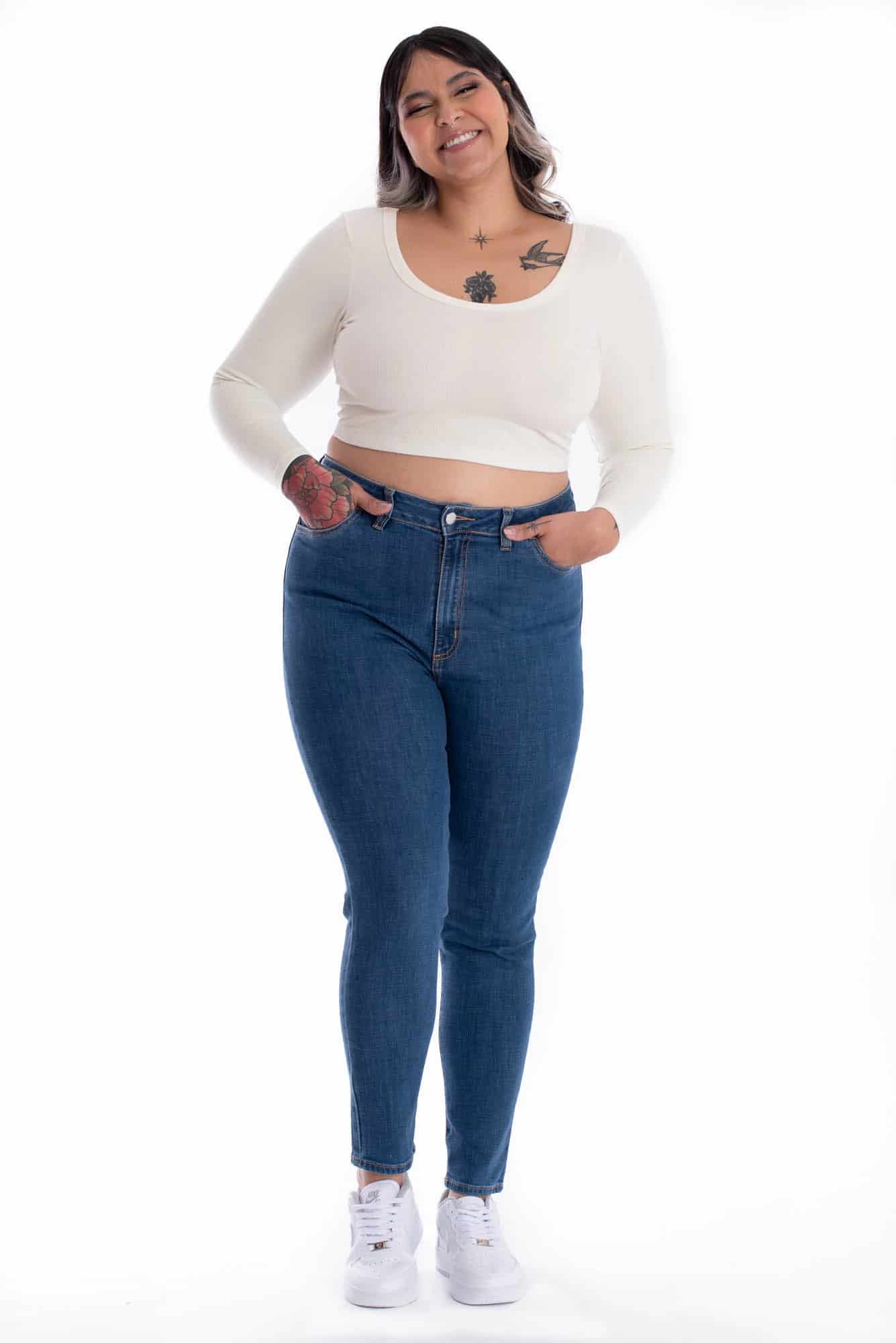 Jean Skinny Azul Medio 384 - miniatura 3