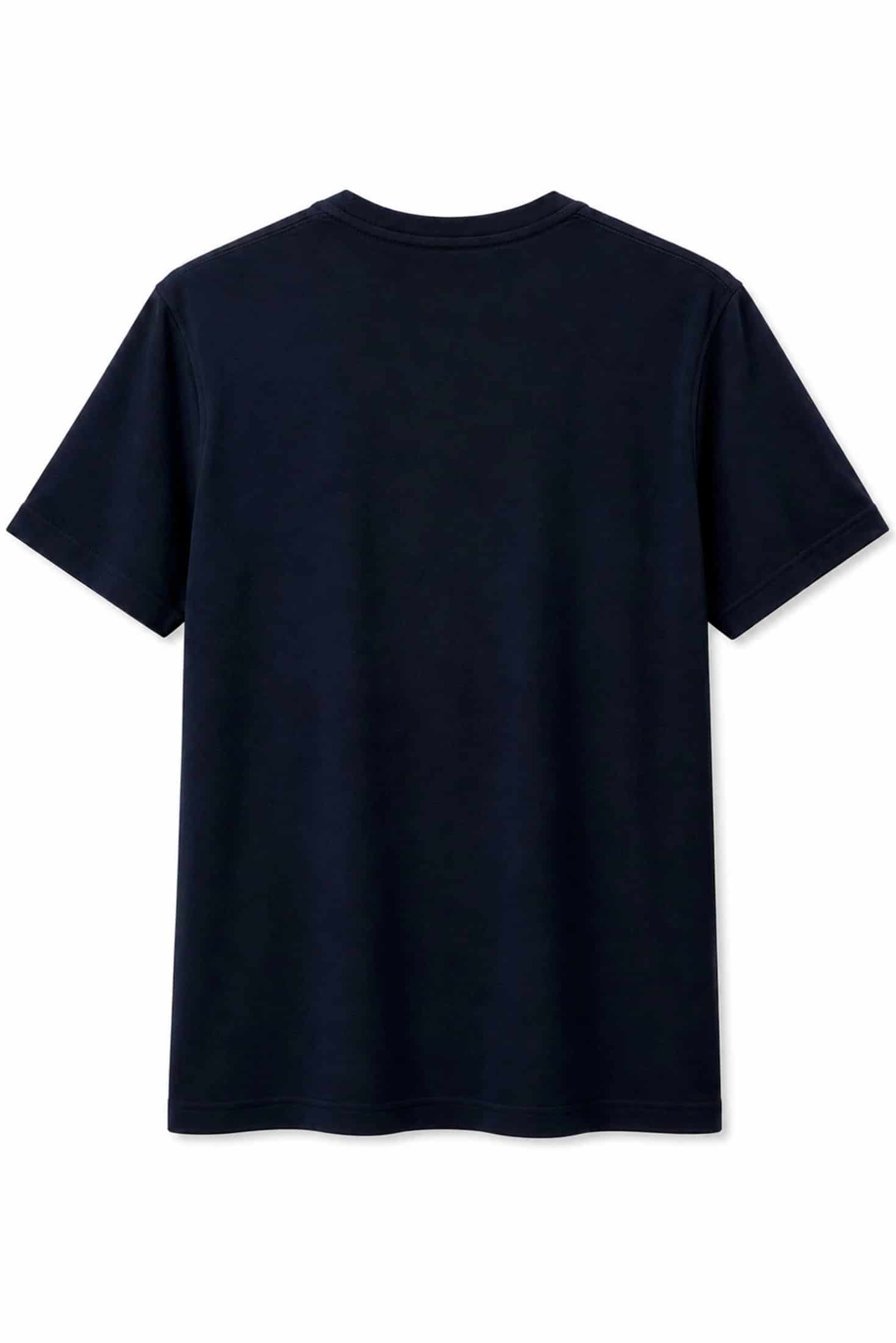 Camiseta 100% Algodón Pima Azul Navy - miniatura 5
