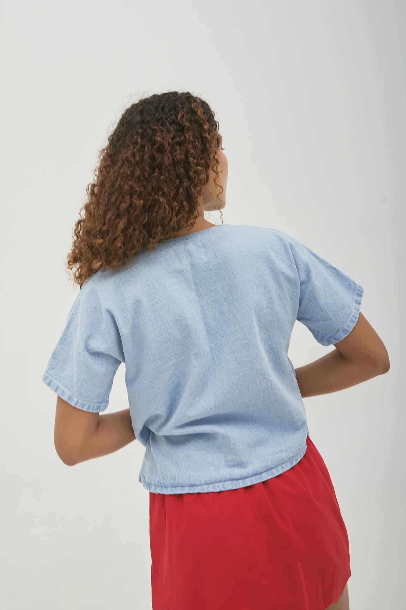 Ola Top Denim - miniatura 3