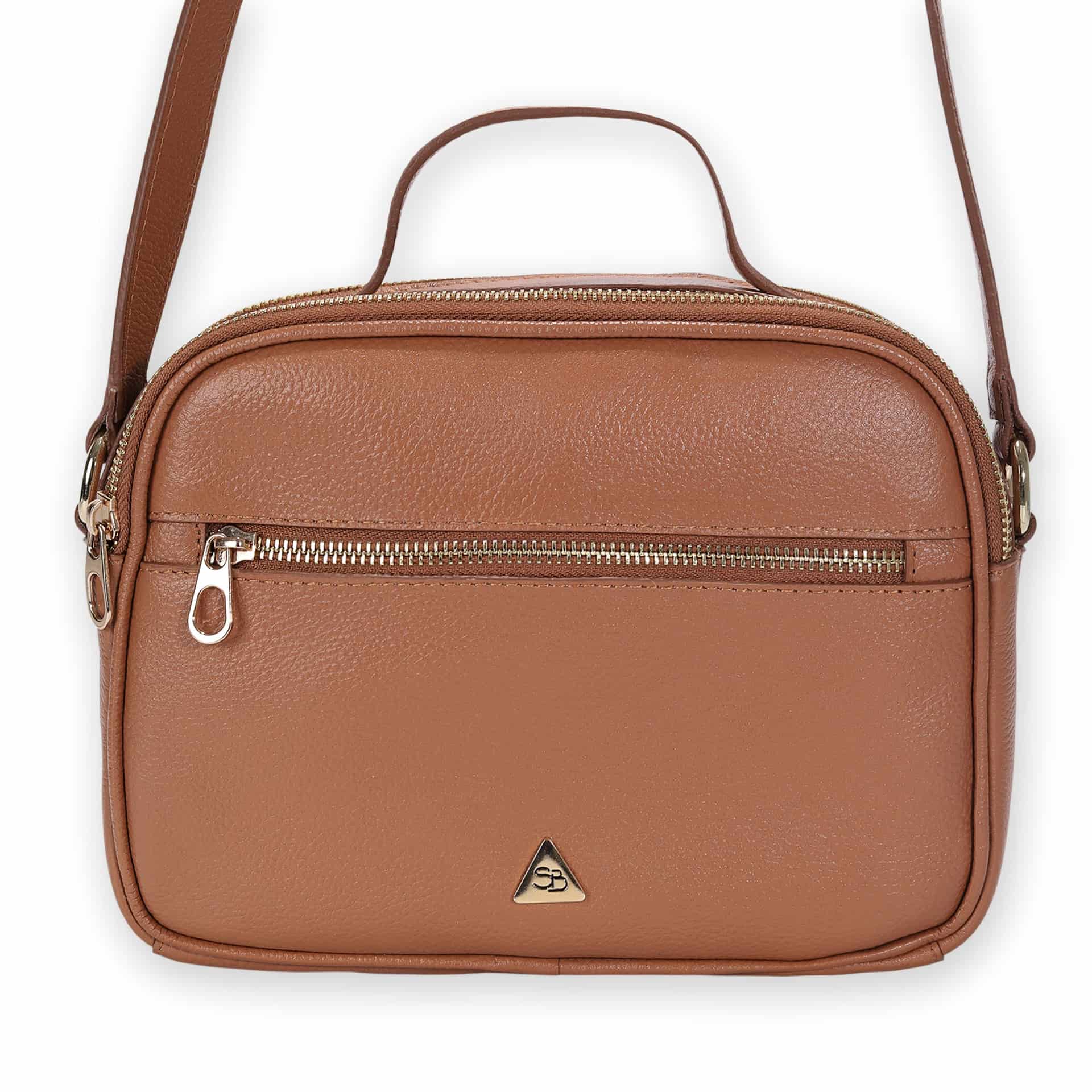 "OCRE" BOLSO EN CUERO - miniatura 1