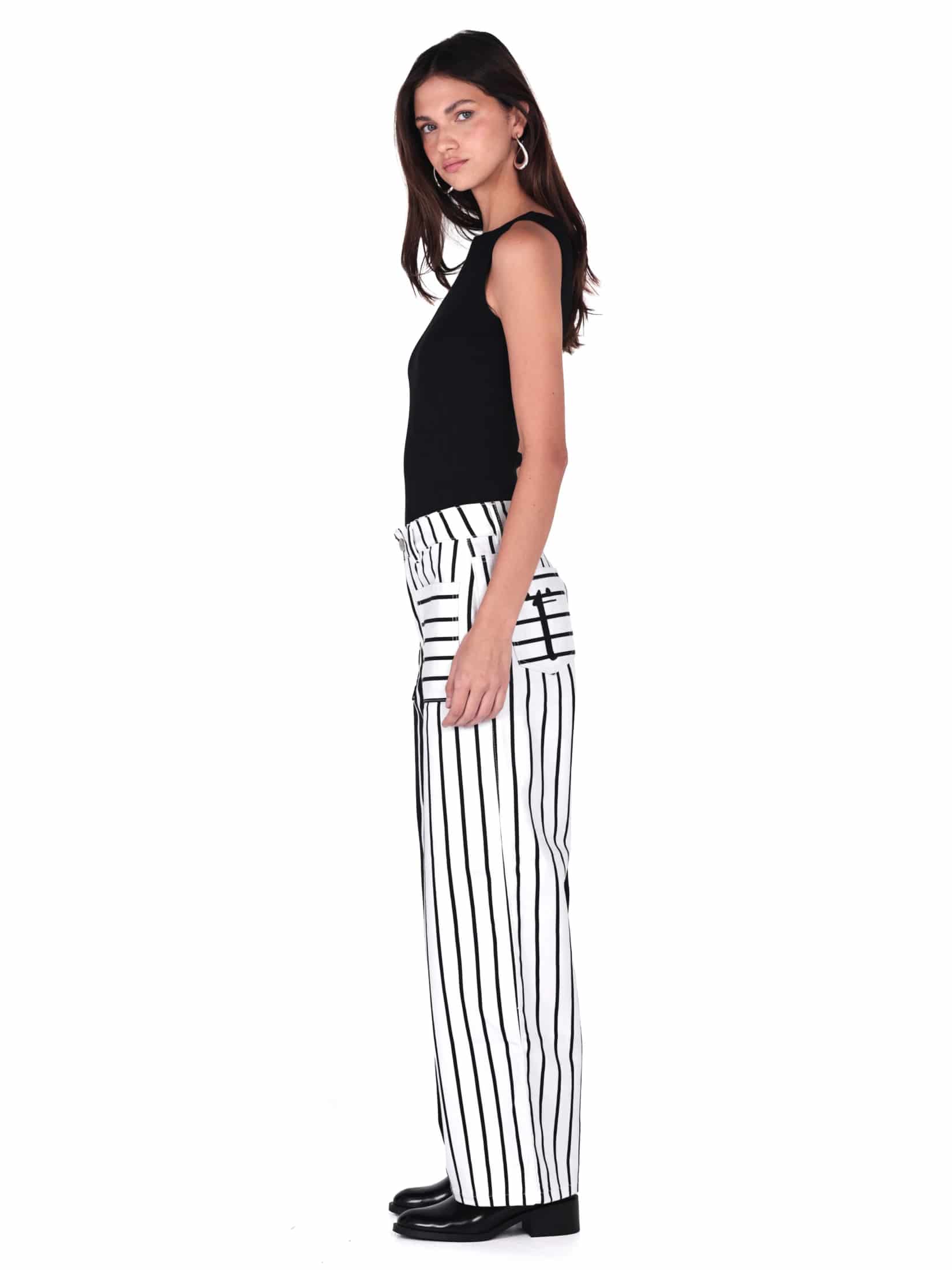 Pantalon Lineas Bicolor - miniatura 3