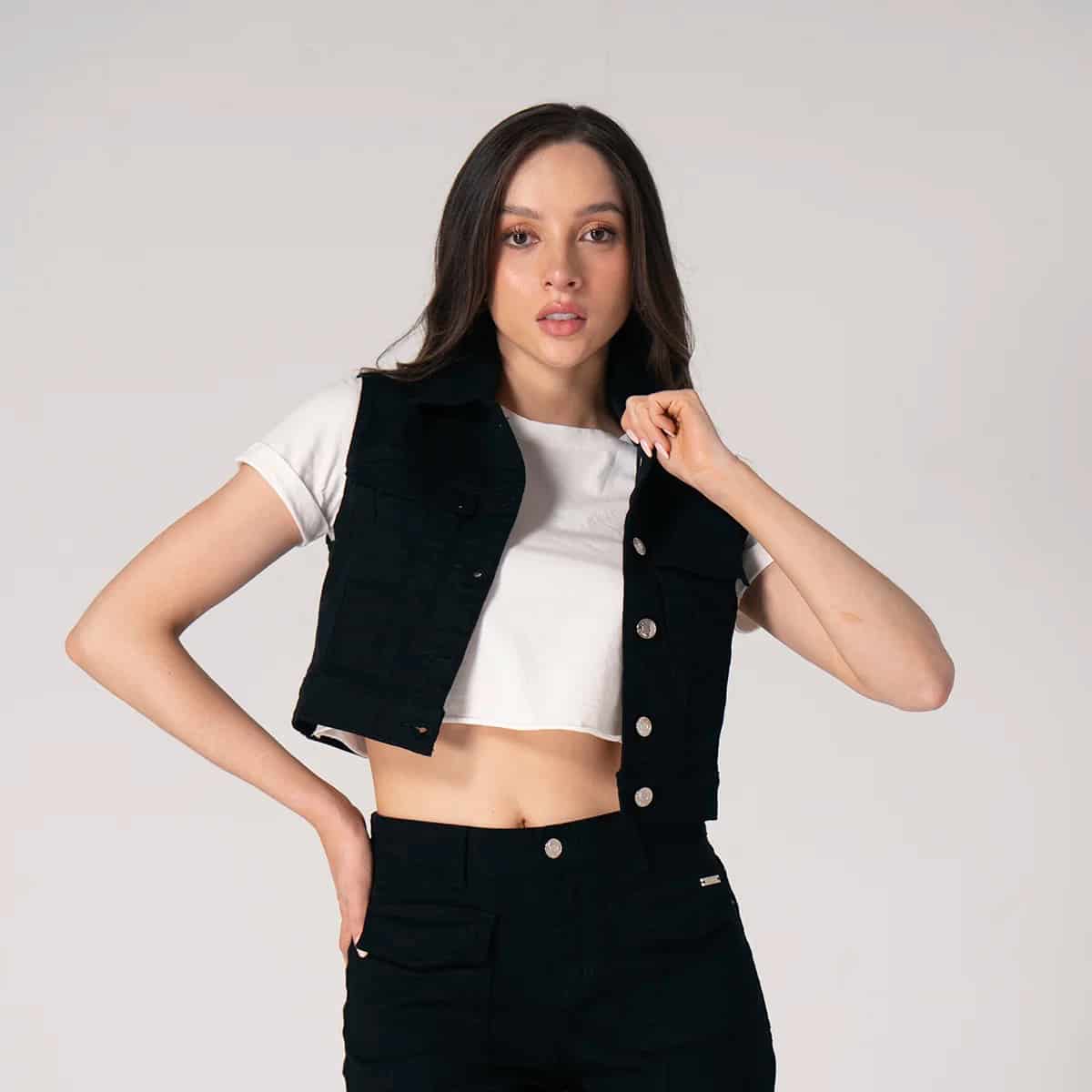 Chaleco Denim Slim Provenza - miniatura 7