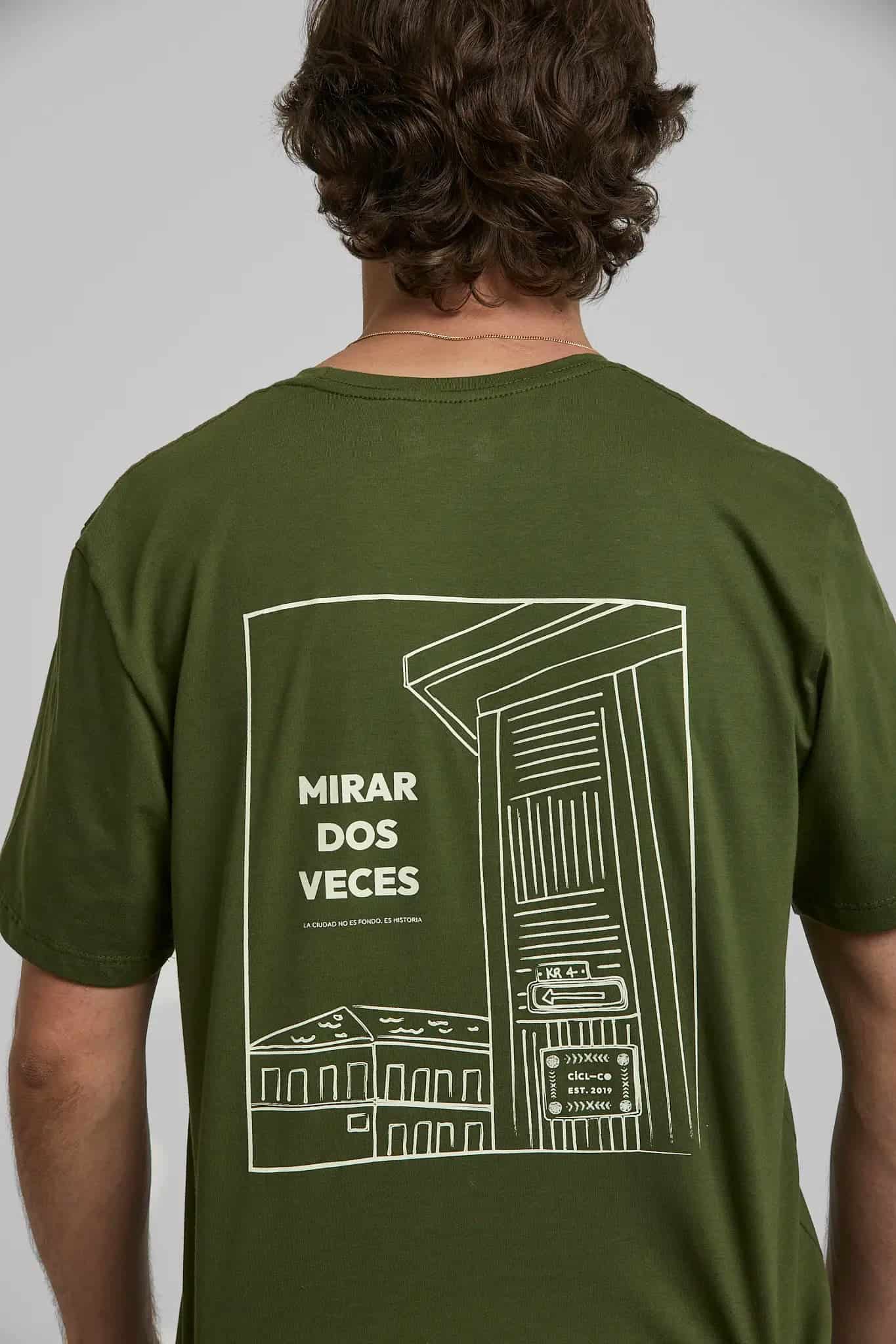 Camiseta Mirar dos Veces Verde - miniatura 2
