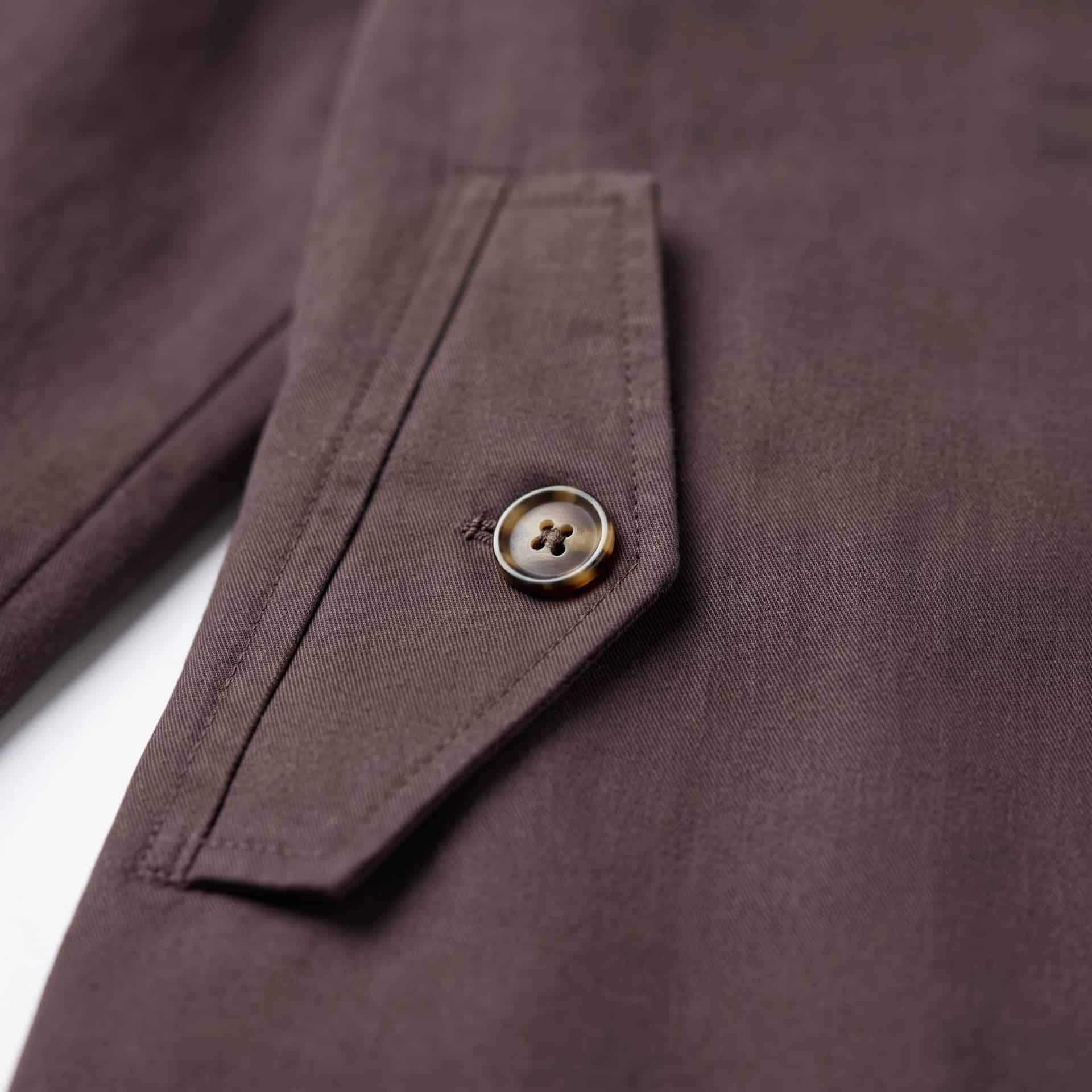 Chaqueta Harrington - Gabardina Café - miniatura 7