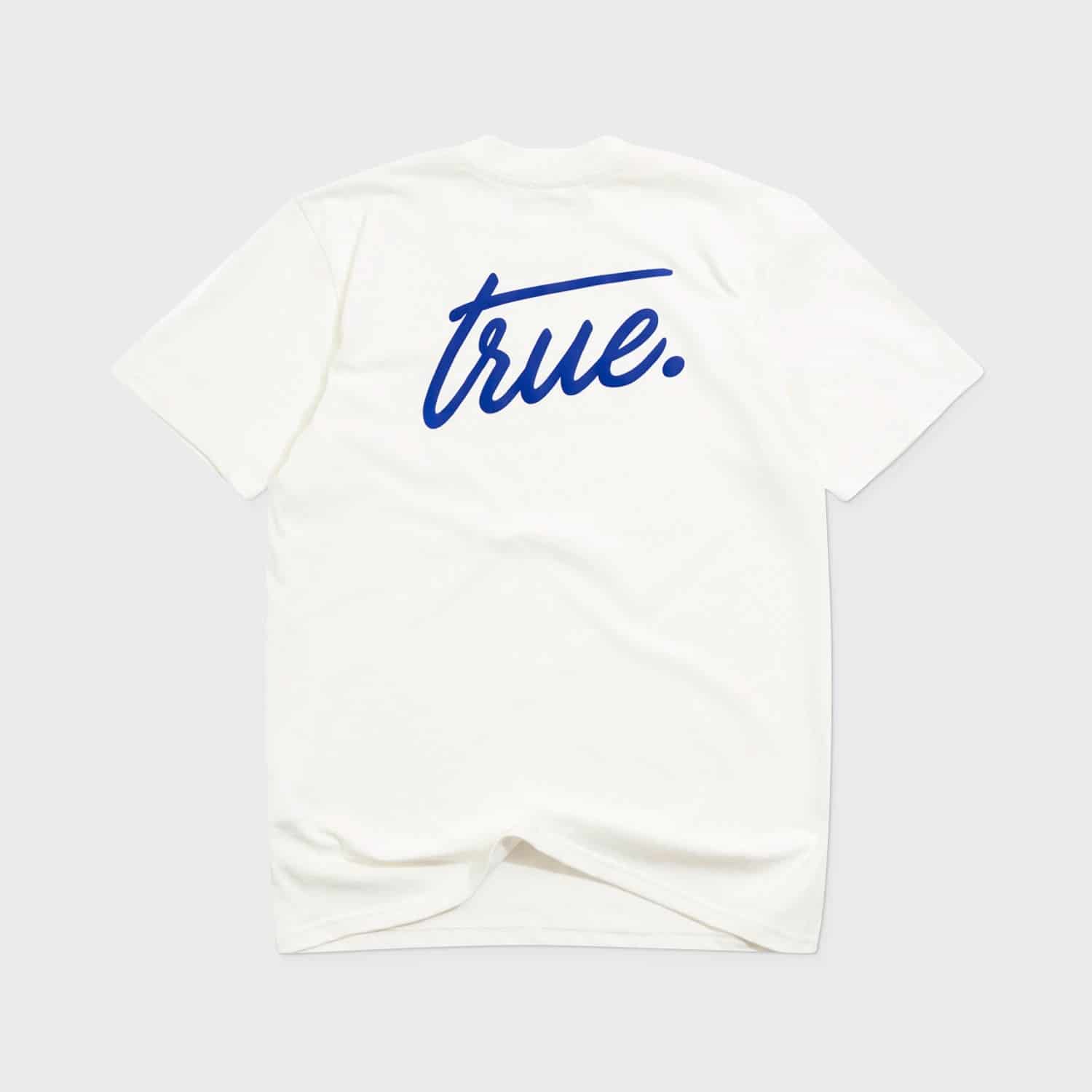 Cursive Logo T-Shirt - Cream - miniatura 1